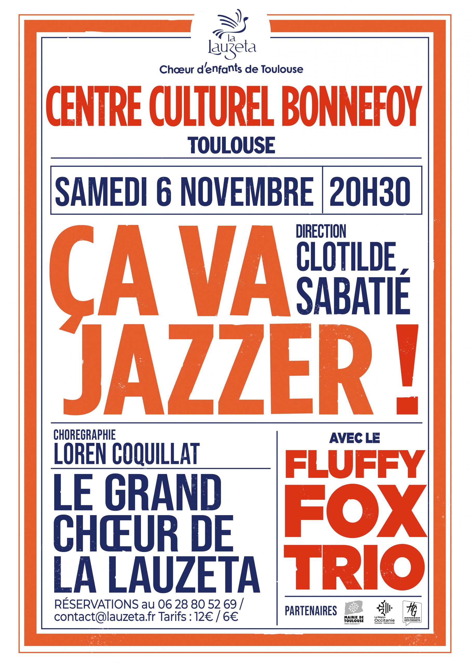 REPRISE du spectacle Ça va Jazzer ! / Samedi 6 Novembre 2021